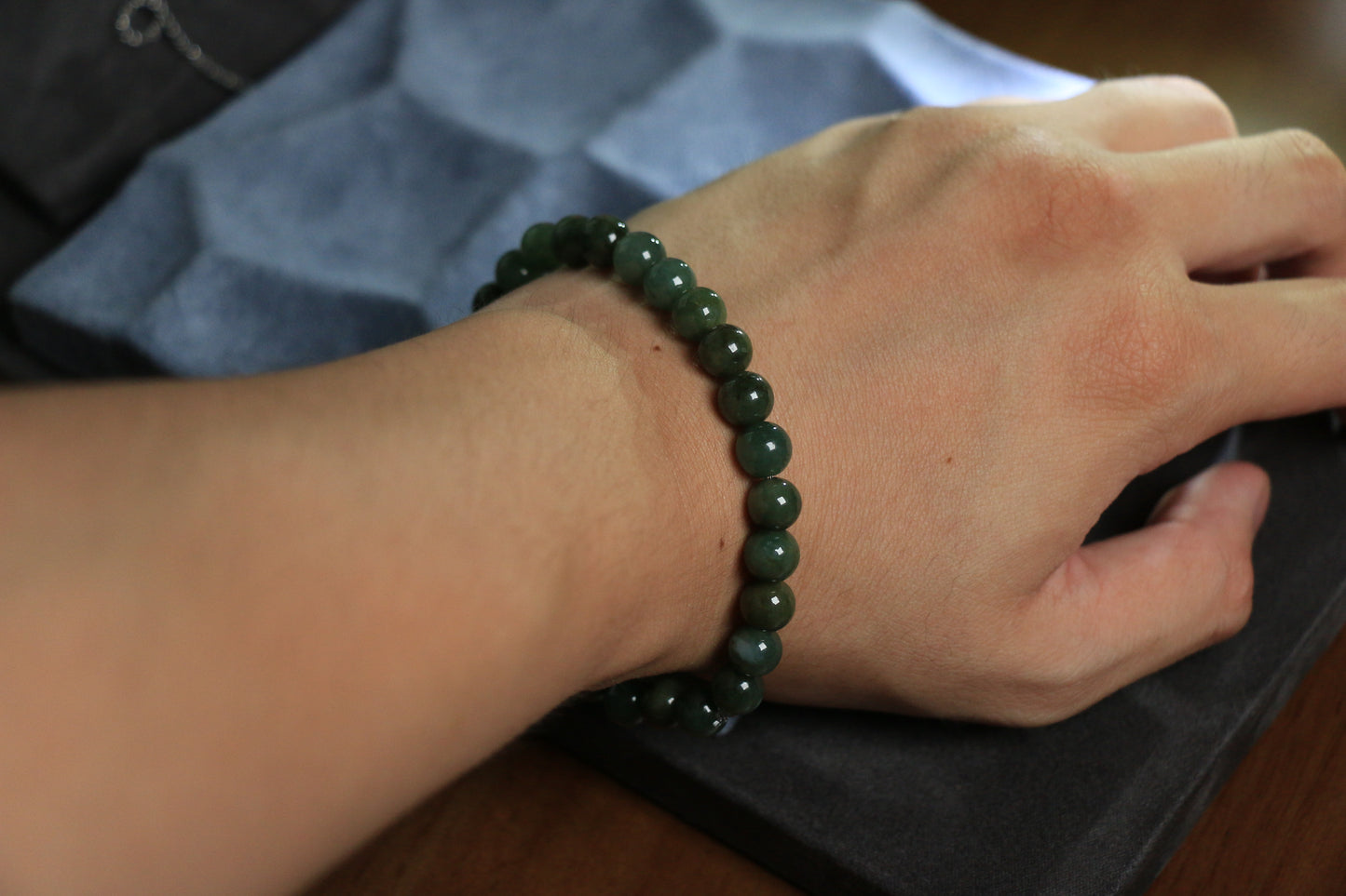 Emerald Wealth Flow Necklace - Wood-Metal Energy Channel for Prosperity
