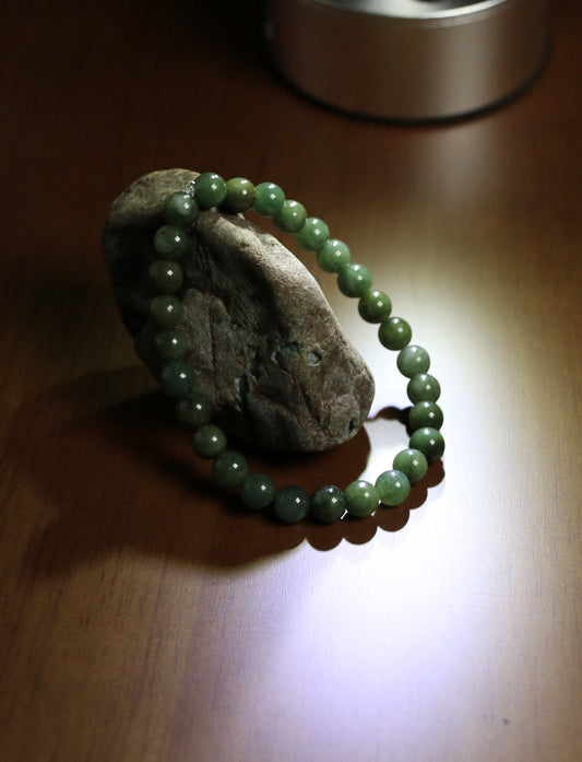 Emerald Wealth Flow Necklace - Wood-Metal Energy Channel for Prosperity