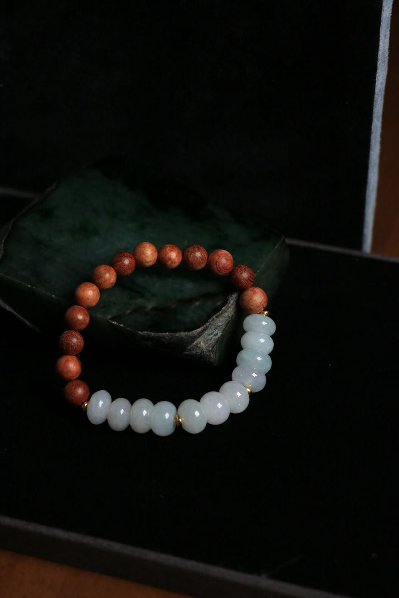 Moonlight Purple Jade Bracelet - Water-Fire Element Enhancer for Emotional Balance & Financial Flow