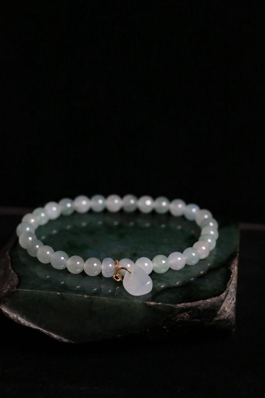 Verdant Vitality Jade Bracelet - Pure Green Energy Concentrator for Health, Wealth & Metal-Wood Luck